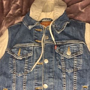 A Levi’s blue jacket